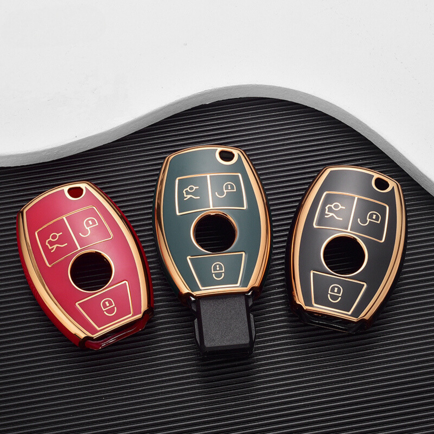 Etui do modeli Mercedes Benz Clase A, C, E, S i G GLA, CLA, GLK, GLC, CLS, W204, W463, W176, W251, W205 (AMG)