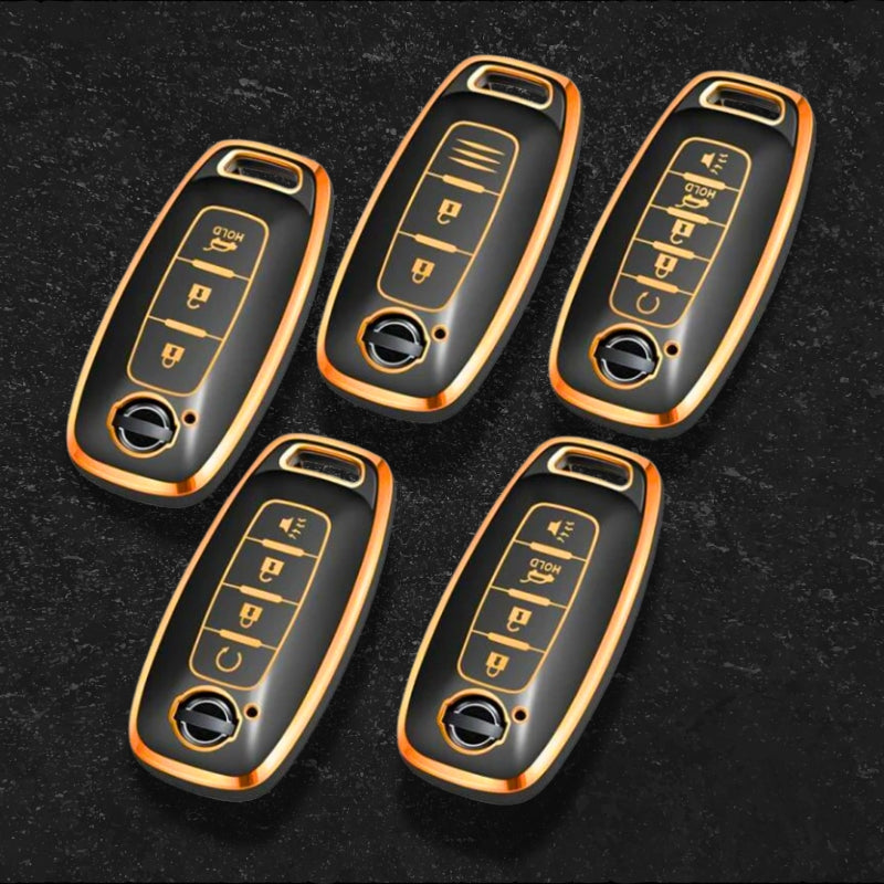 Etui do Nissan Versa, X-Trail T33, Serena, Rogue, Kicks, Pathfinder, Ariya, Rogue (5 przycisków)