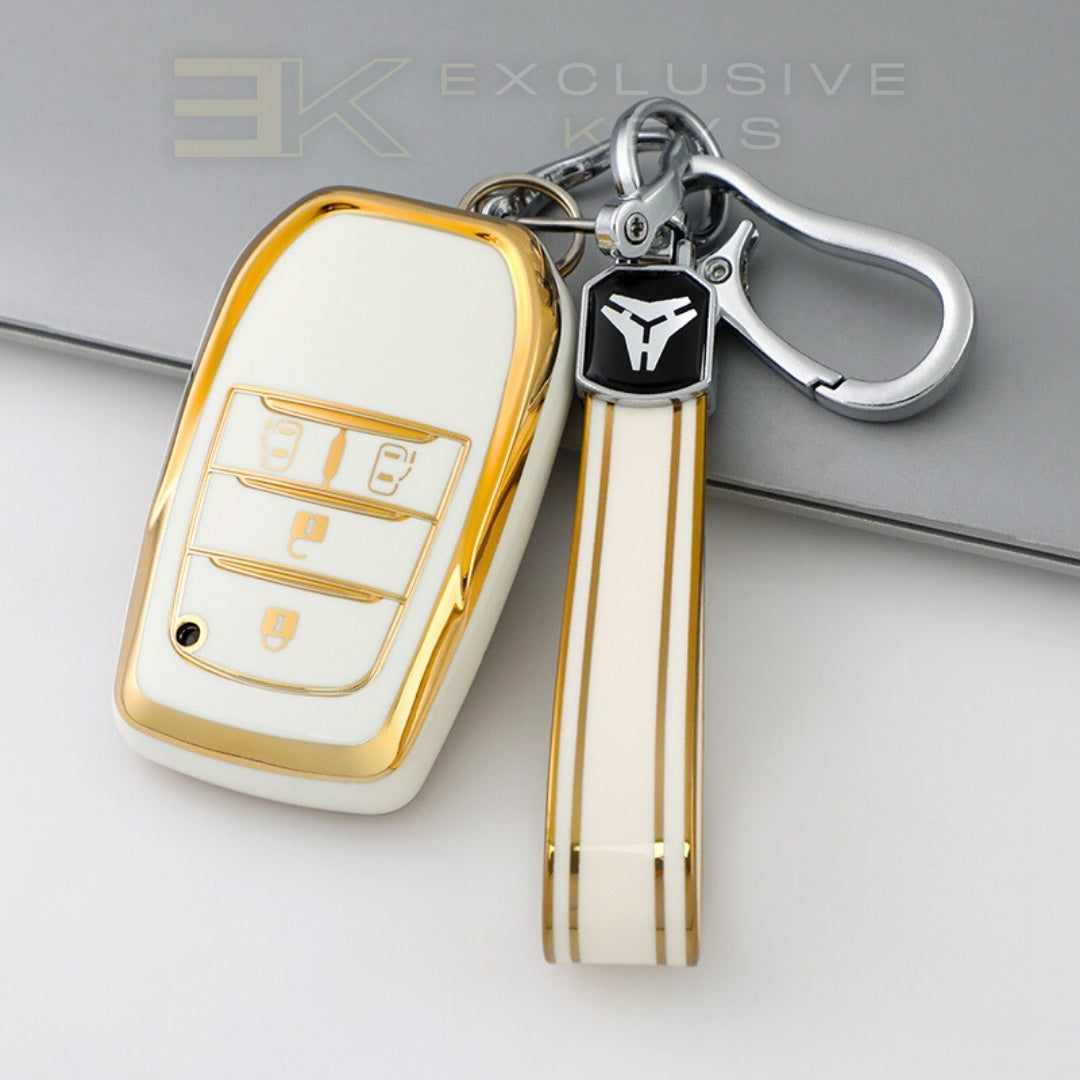 Pokrowiec na kluczyk Toyota Smart – 4 przyciski (podwójne drzwi przesuwne)