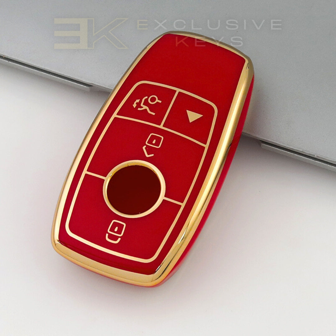 Etui do Mercedesa Benz klasy A, B, C, E, S, G, GLC, CLE, CLA (AMG) (4 przyciski)