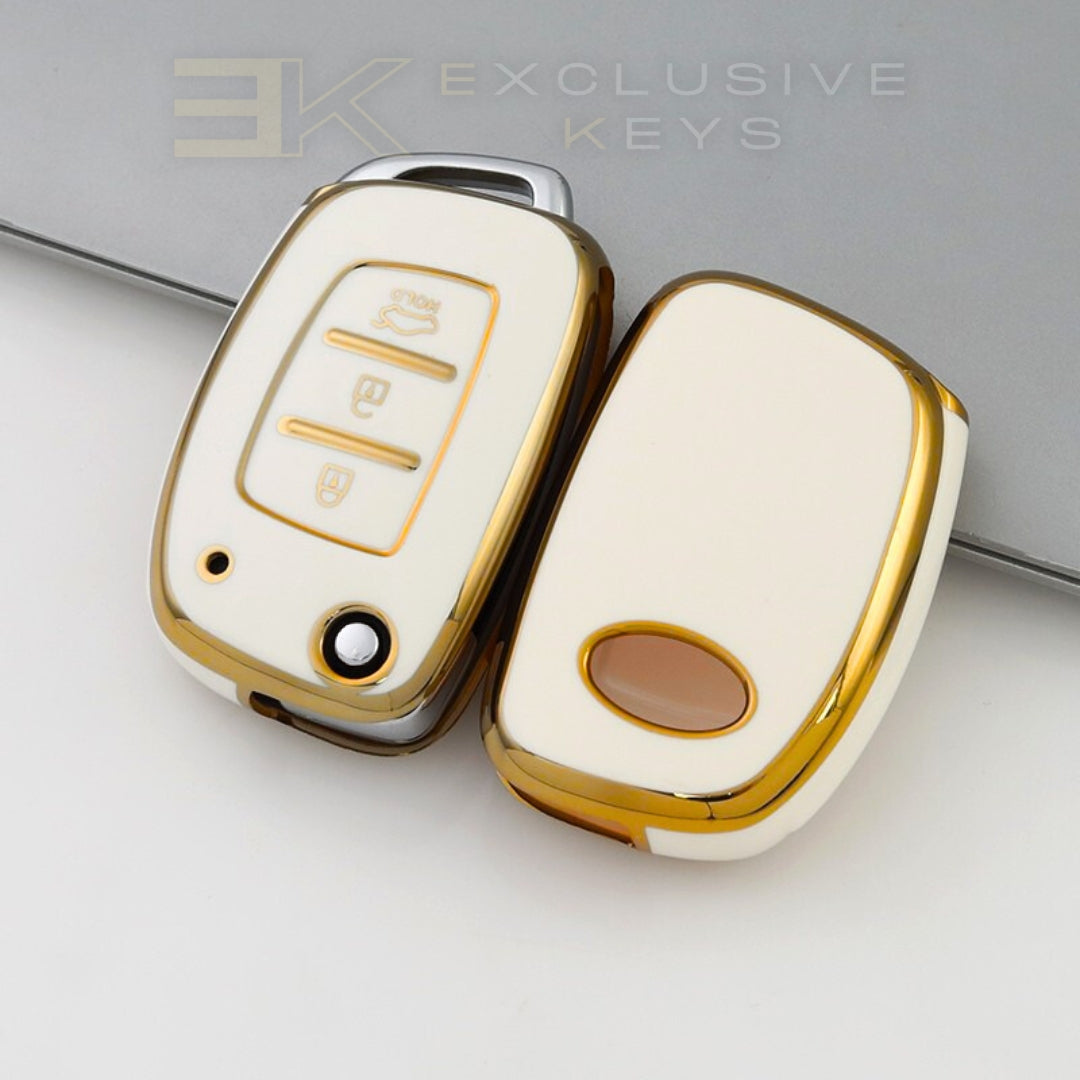 Pokrowiec na kluczyk Hyundai – 3 przyciski (Bagażnik HOLD – dolny przycisk)