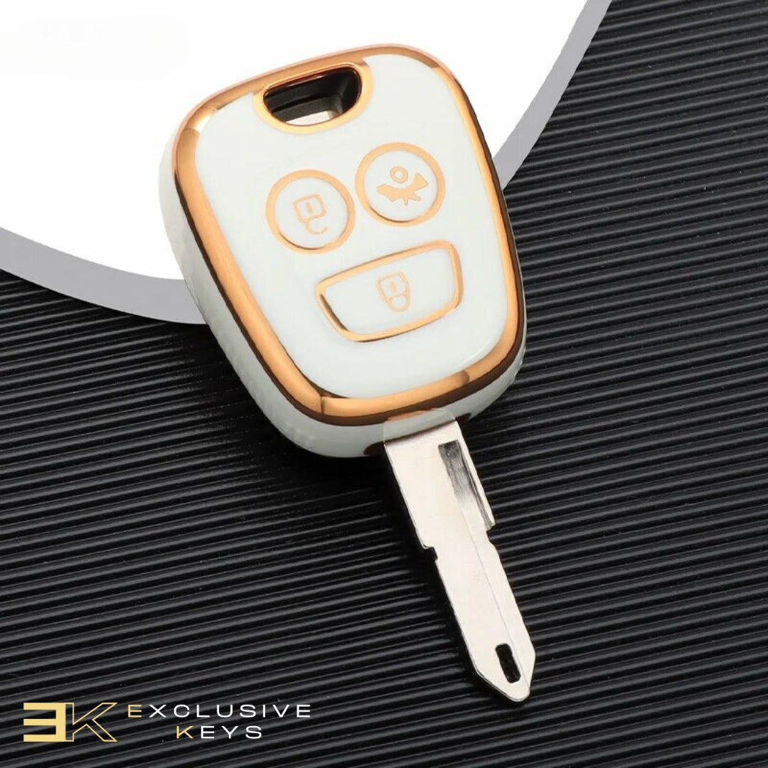 Husă pentru Peugeot 106, 107, 206, 207, 306, 307, 406, 407 (3 butoane)