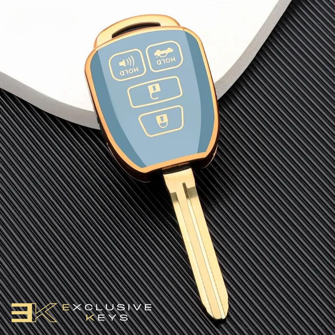 Etui do Toyoty Prius, Corolla, Yaris, Avensis, Camry i RAV4 (4 przyciski) (2012, 2013, 2014, 2015, 2016, 2017, 2018)