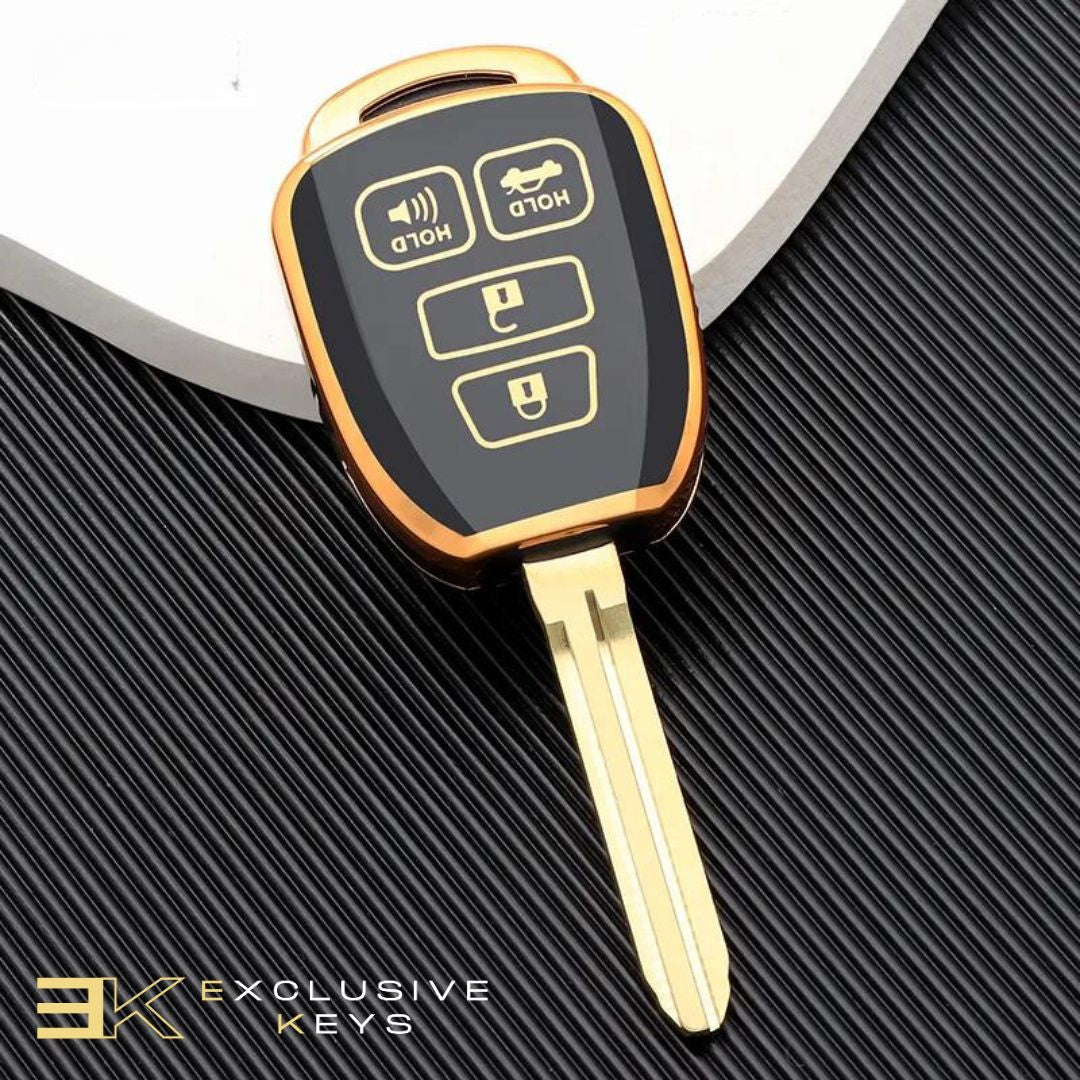 Etui do Toyoty Prius, Corolla, Yaris, Avensis, Camry i RAV4 (4 przyciski) (2012, 2013, 2014, 2015, 2016, 2017, 2018)