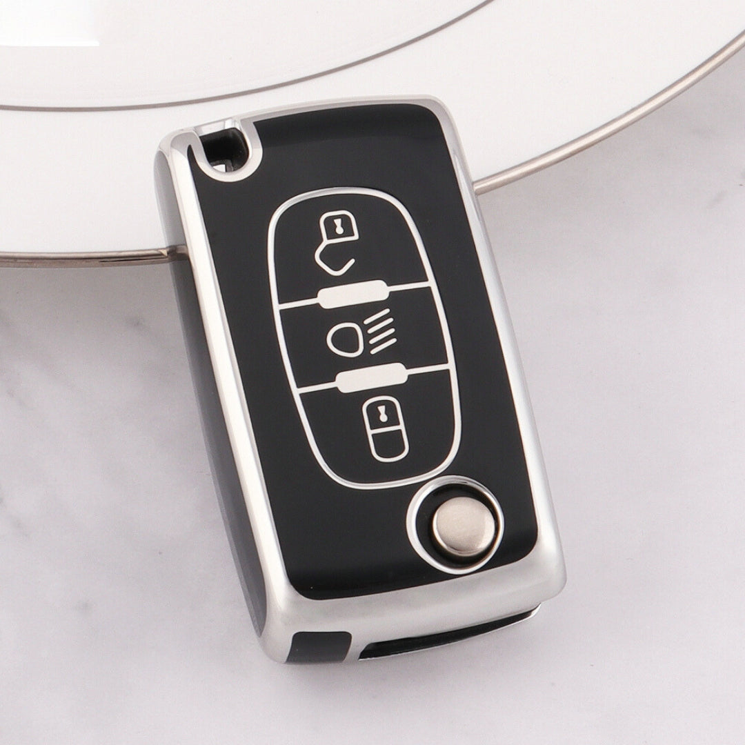 Carcasă pentru Peugeot 107, 207, 307, 308, 407, 607, 3008, 5008 (buton lumină) 