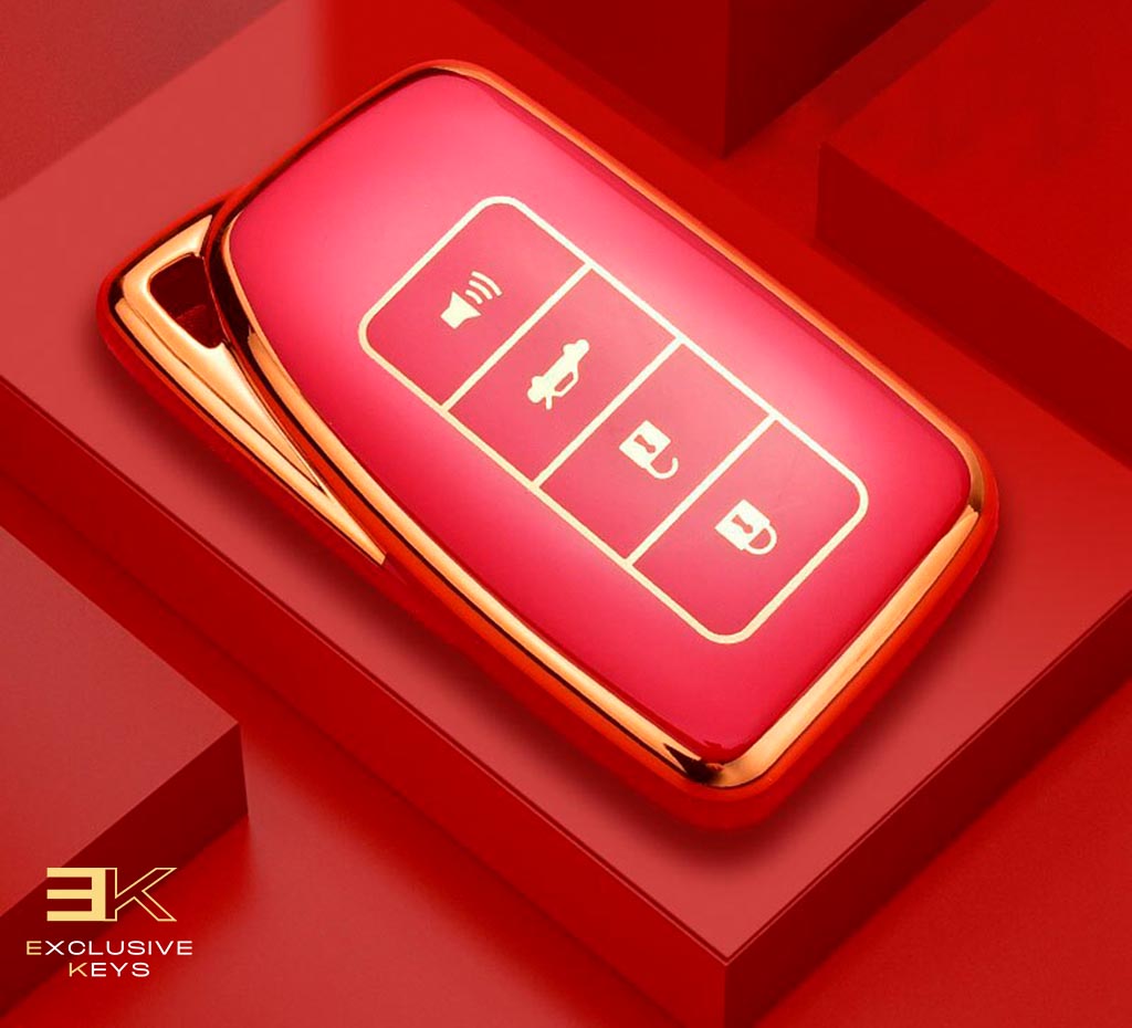 Etui do Lexus NX, GS, RX, IS, ES, GX, LX, RC, 200, 250, 350, LS, 450H, 300H (4 przyciski)