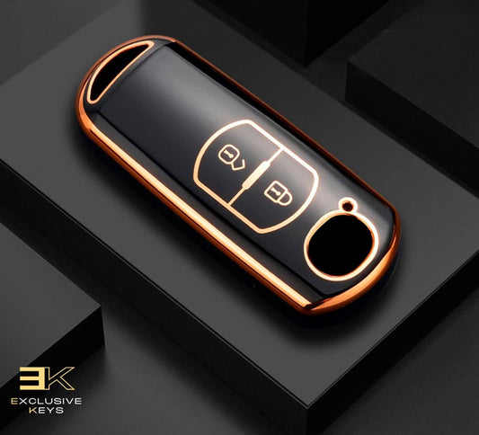 Etui do Mazdy 2, 3, 5, 6, BL, BM, GJ, Atenza, Axela, Demio, CX-3, CX3, CX-5, CX5, CX7, CX-9, CX8 (2 Przyciski)