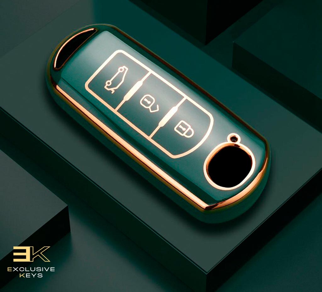 Husă pentru Mazda 2, 3, 5, 6, BL, BM, GJ, Atenza, Axela, Demio, CX-3, CX3, CX-5, CX5, CX7, CX-9, CX8 (3 butoane) 