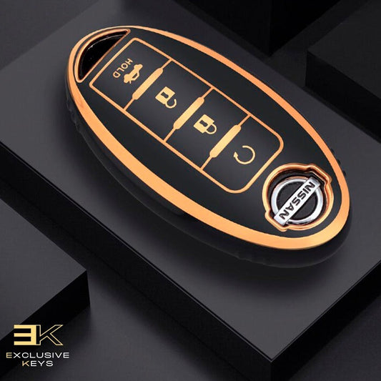 Etui do Nissan Qashqai, X-Trail, T31, T32, Juke, J10, J11 Tiida, Altima, Pathfinder (4 przyciski)