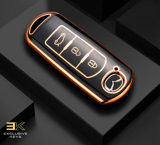 Etui do Mazdy 2, 3, 5, 6, BL, BM, GJ, Atenza, Axela, Demio, CX-3, CX3, CX-5, CX5, CX7, CX-9, CX8 (3 Przyciski)