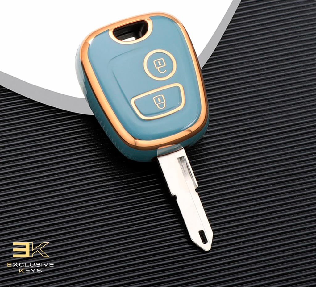 Husă pentru Peugeot 106, 107, 206, 207, 306, 307, 406, 407 (2 butoane) 