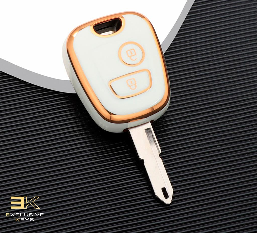 Husă pentru Peugeot 106, 107, 206, 207, 306, 307, 406, 407 (2 butoane) 