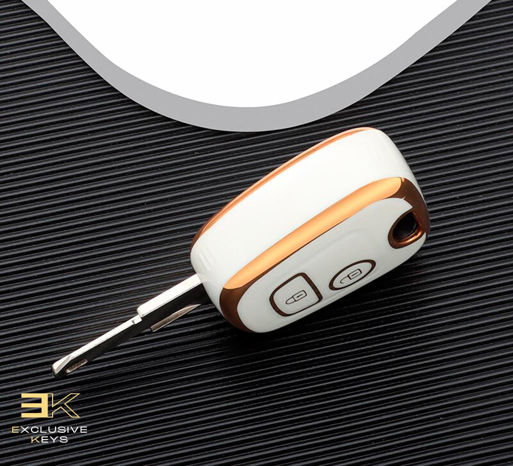 Husă pentru Peugeot 106, 107, 206, 207, 306, 307, 406, 407 (2 butoane) 