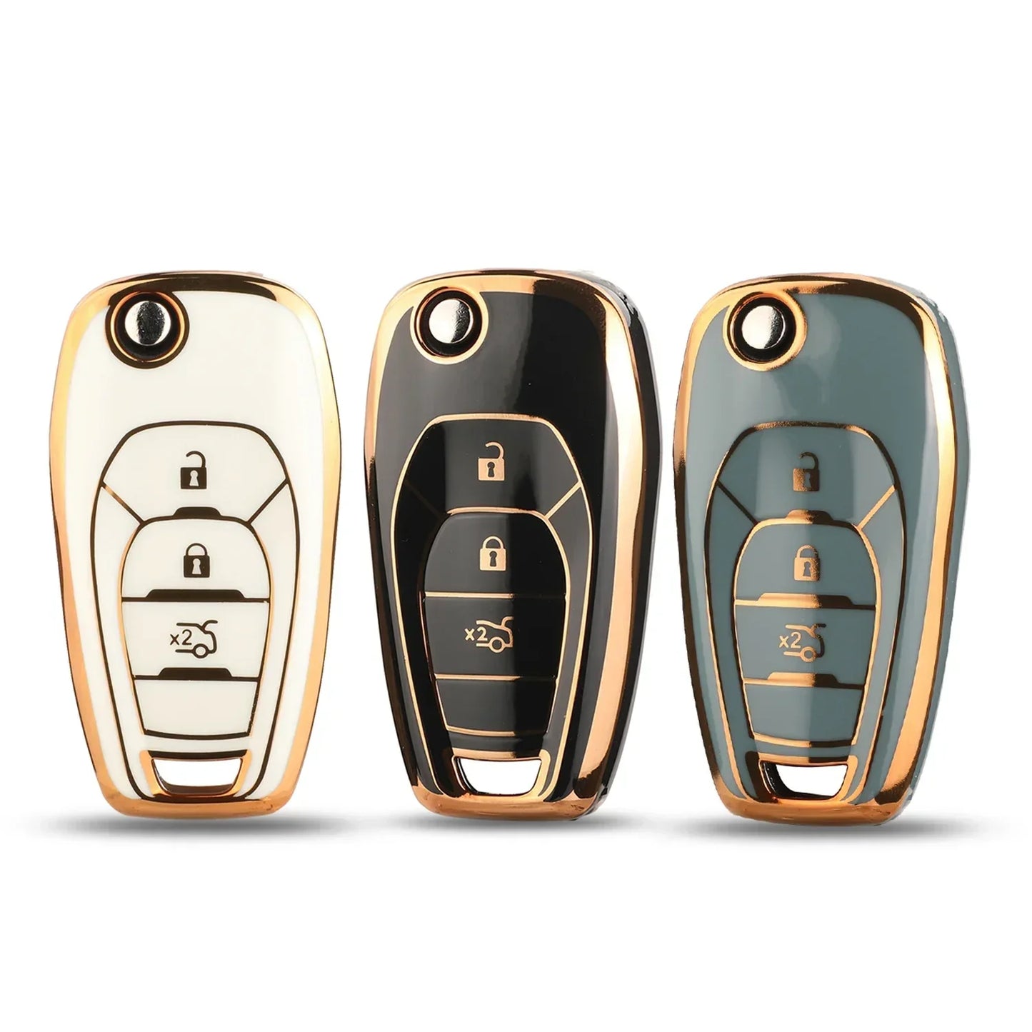 Etui na kluczyk samochodowy Chevrolet Cruze Avo Smart Replace Flip Key 3 Buttons